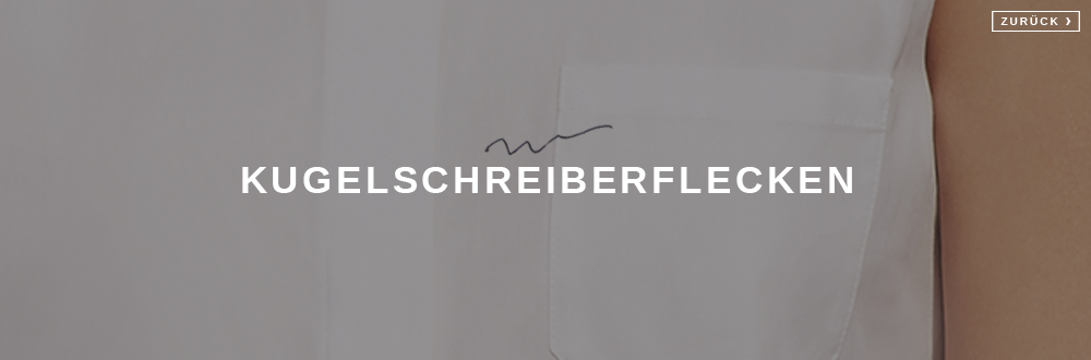 Kugelschreiberflecken entfernen